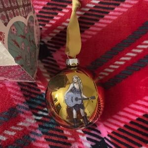 Taylor Swift Fearless Gold Ball Ornament